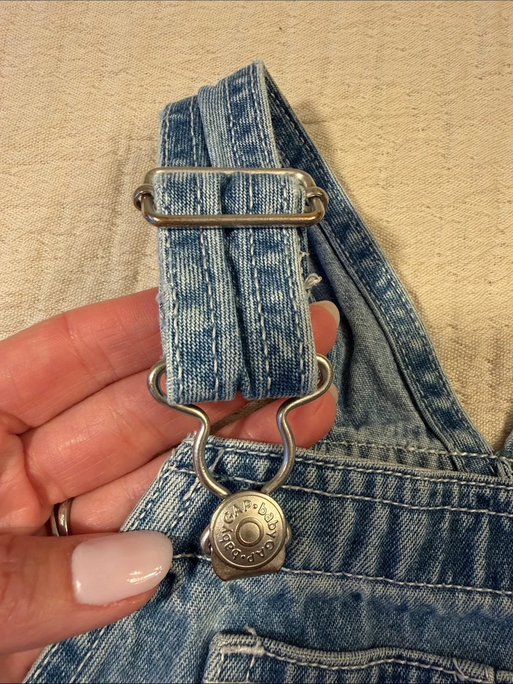 Vintage! 90s! GAP Classic Baby Gap Denim Overalls, sz 18-24 months